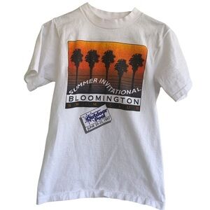 Vintage Tee Shirt 1997 Summer Invitational Bloomington Pool Swim Club Meet Small